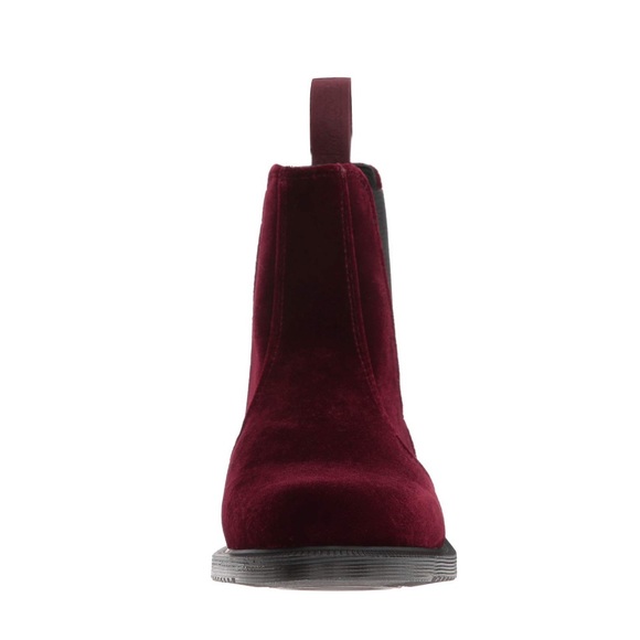 🆕Dr Marten Flora Kensington Cherry 🍒 Velvet NWT - Picture 8 of 16